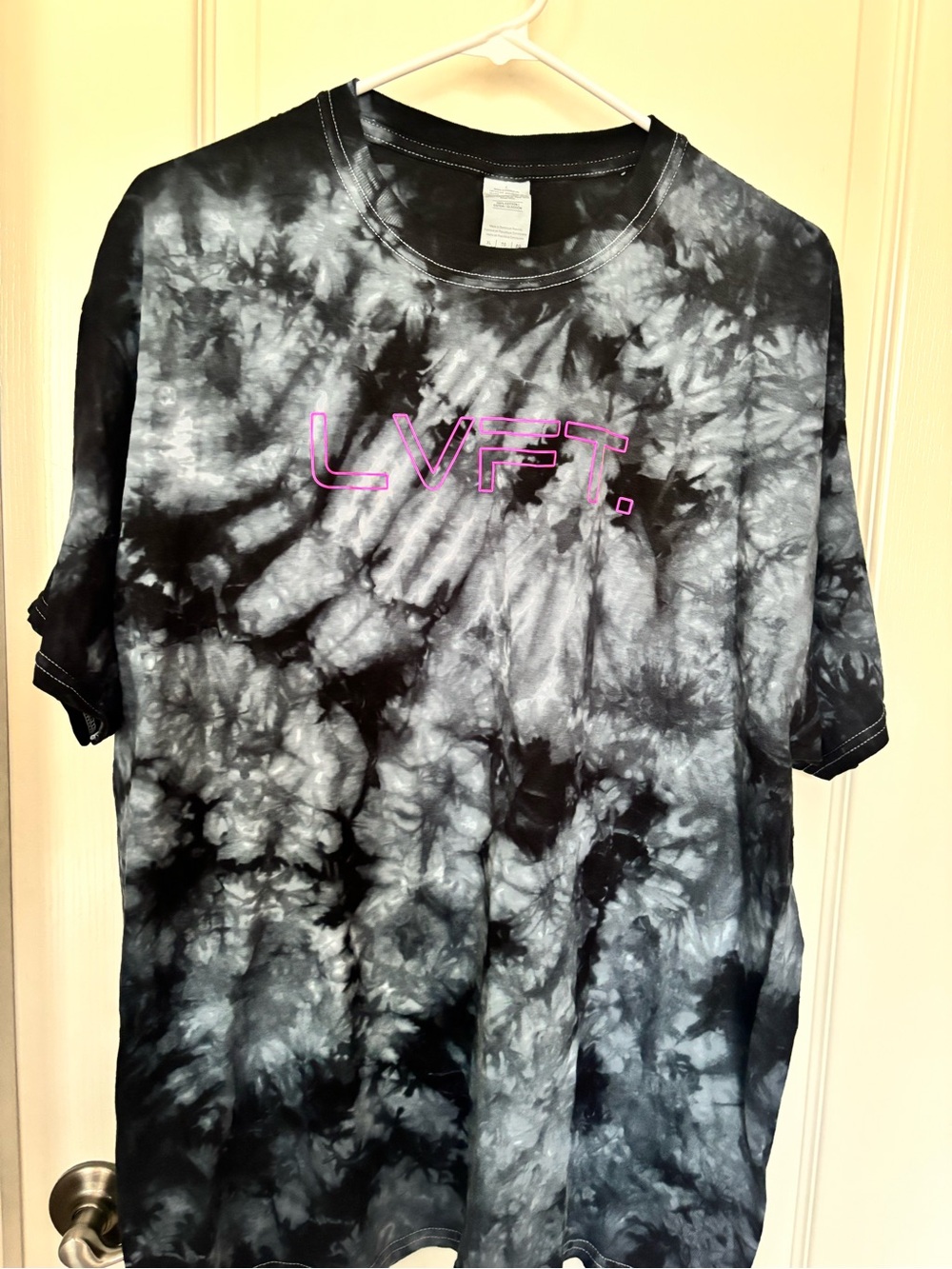 Kids Tie-Dye Short Sleeve Tee - Black & Purple